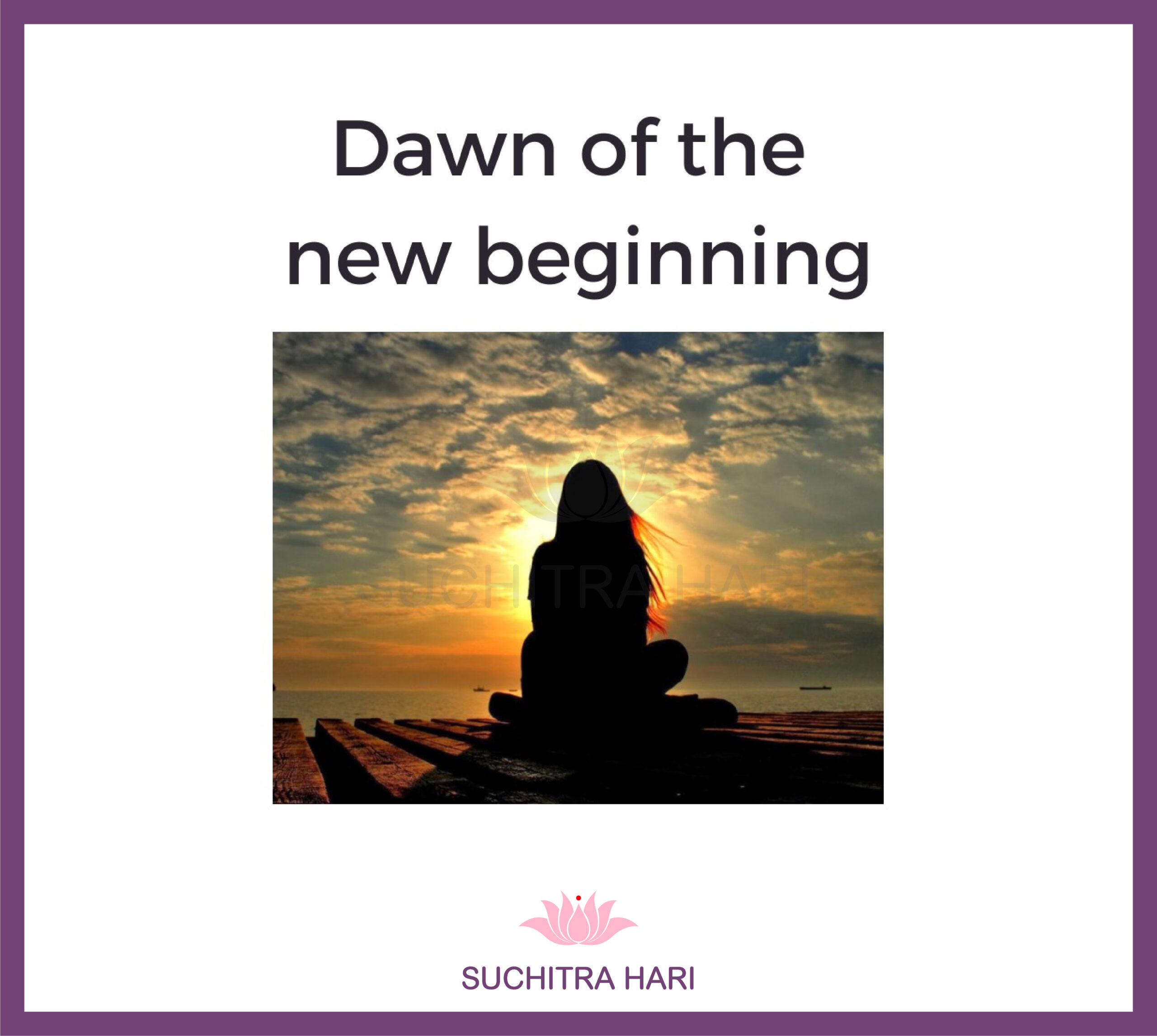 Dawn of the new beginning