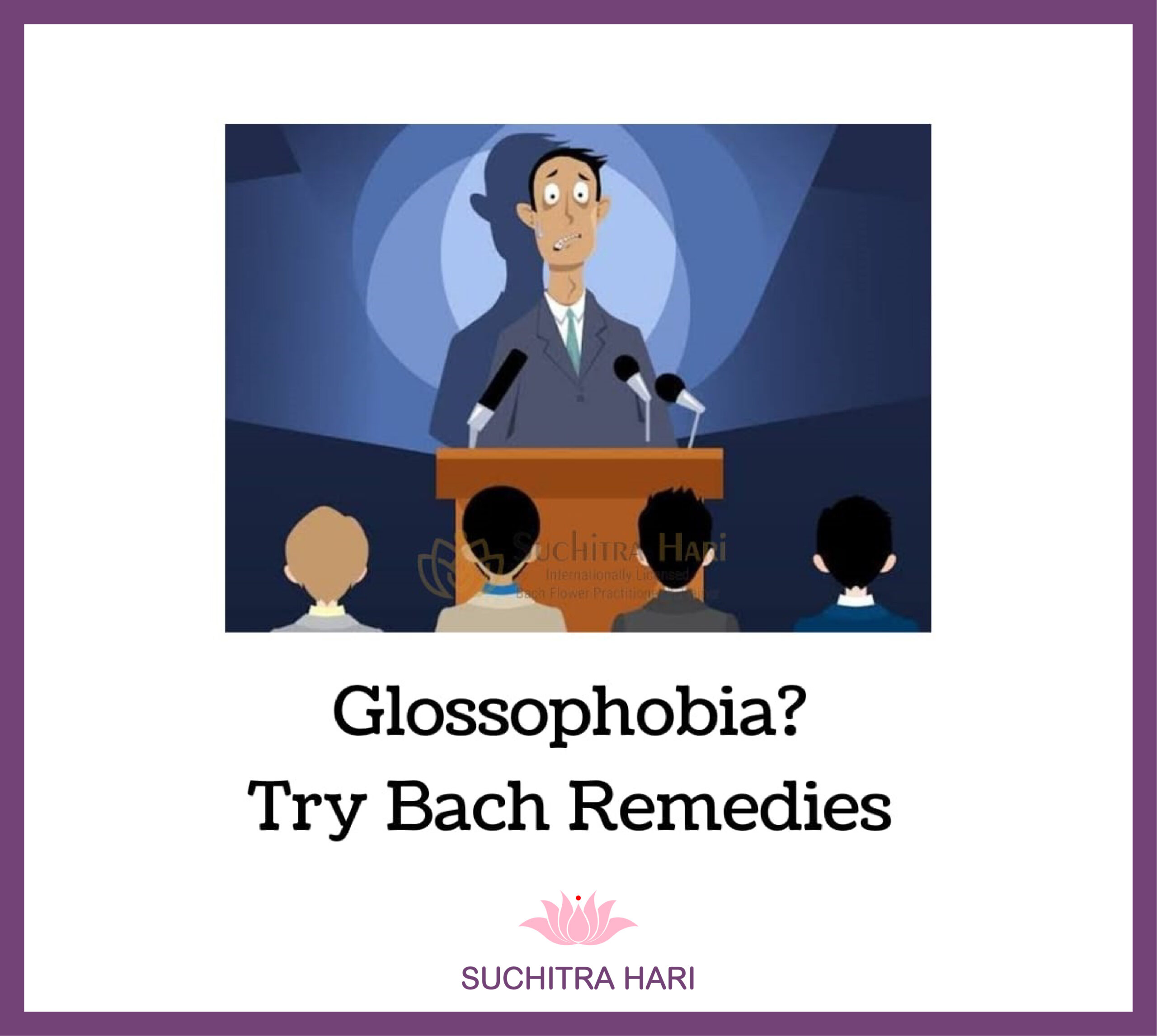 Glossophobia? Try Bach Remedies.