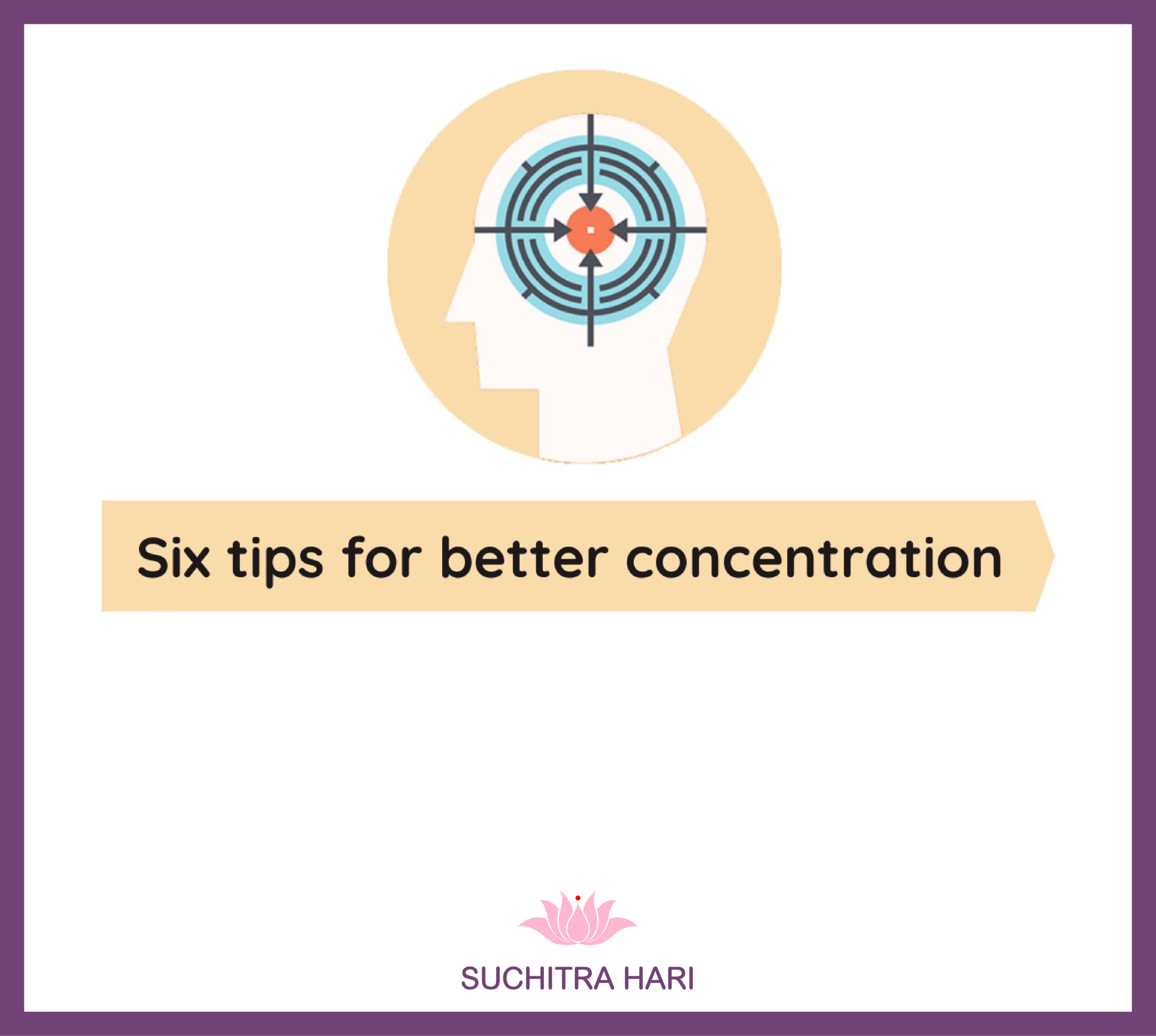 6 tips for better concentration